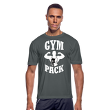 Gym Pack II | Men's Moisture Wicking T-Shirt - charcoal