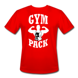 Gym Pack II | Men's Moisture Wicking T-Shirt - red