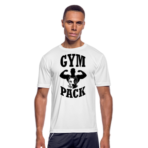 Gym Pack I | Men's Moisture Wicking T-Shirt - white