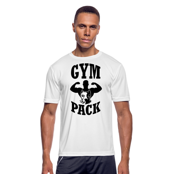 Gym Pack I | Men's Moisture Wicking T-Shirt - white