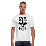 Gym Pack I | Men's Moisture Wicking T-Shirt - white