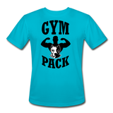 Gym Pack I | Men's Moisture Wicking T-Shirt - turquoise