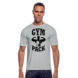 Gym Pack I | Men's Moisture Wicking T-Shirt - silver