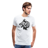 Born Wild | Men's Premium T-Shirt - white