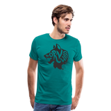 Born Wild | Men's Premium T-Shirt - teal