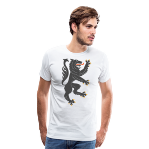 Heraldic Wolf | Men's Premium T-Shirt - white