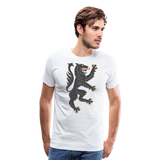 Heraldic Wolf | Men's Premium T-Shirt - white