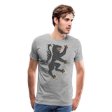 Heraldic Wolf | Men's Premium T-Shirt - heather gray