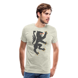 Heraldic Wolf | Men's Premium T-Shirt - heather oatmeal