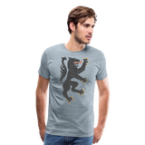 Heraldic Wolf | Men's Premium T-Shirt - heather ice blue