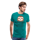 Eat Nap Eat Repeat | Men's Premium T-Shirt - teal