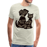 Friends Are Like Stars | Men's Premium T-Shirt - heather oatmeal