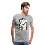 Maneki Neko | Men's Premium T-Shirt - heather gray