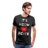 Meow Or Never II | Men's Premium T-Shirt - black