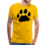 Cat Paw I | Men's Premium T-Shirt - sun yellow