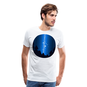 Milky Way | Men's Premium T-Shirt - white