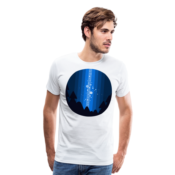 Milky Way | Men's Premium T-Shirt - white