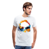 Abstract Tree I | Men's Premium T-Shirt - white