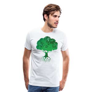 Abstract Tree III | Men's Premium T-Shirt - white