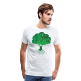 Abstract Tree III | Men's Premium T-Shirt - white