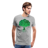 Abstract Tree III | Men's Premium T-Shirt - heather gray