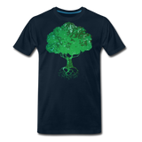 Abstract Tree III | Men's Premium T-Shirt - deep navy