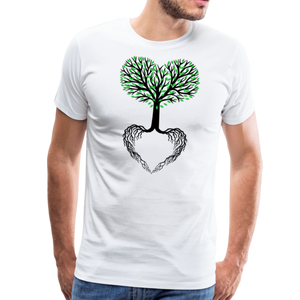 Heart Tree | Men's Premium T-Shirt - white