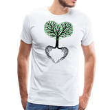 Heart Tree | Men's Premium T-Shirt - white