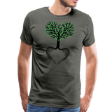 Heart Tree | Men's Premium T-Shirt - asphalt gray