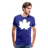 Maple Leaf Silhouette II | Men's Premium T-Shirt - royal blue