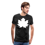 Maple Leaf Silhouette II | Men's Premium T-Shirt - charcoal gray