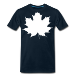 Maple Leaf Silhouette II | Men's Premium T-Shirt - deep navy