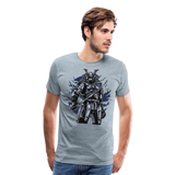 Futuristic Samurai | Men's Premium T-Shirt - heather ice blue