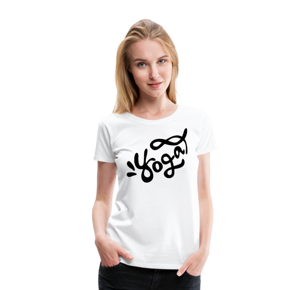 Yoga II | Women’s Premium T-Shirt - white