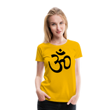 Om Symbol I | Women’s Premium T-Shirt - sun yellow