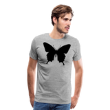 Butterfly Silhouette I | Men's Premium T-Shirt - heather gray