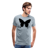 Butterfly Silhouette I | Men's Premium T-Shirt - heather ice blue