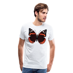 Red Admiral | Men's Premium T-Shirt - white