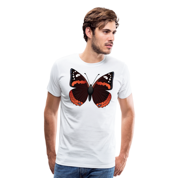 Red Admiral | Men's Premium T-Shirt - white