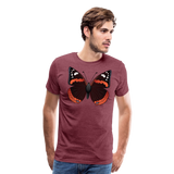 Red Admiral | Men's Premium T-Shirt - heather burgundy