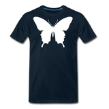 Butterfly Silhouette II | Men's Premium T-Shirt - deep navy