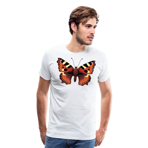 Small Tortoiseshell | Men's Premium T-Shirt - white