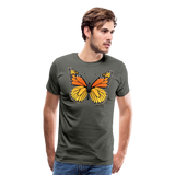 Monarch Butterfly | Men's Premium T-Shirt - asphalt gray