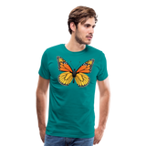 Monarch Butterfly | Men's Premium T-Shirt - teal