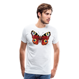 European Peacock | Men's Premium T-Shirt - white