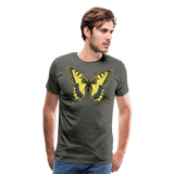 Swallowtail Butterfly | Men's Premium T-Shirt - asphalt gray