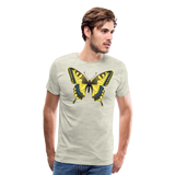 Swallowtail Butterfly | Men's Premium T-Shirt - heather oatmeal