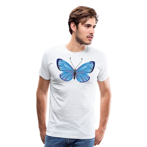 Idas Blue | Men's Premium T-Shirt - white