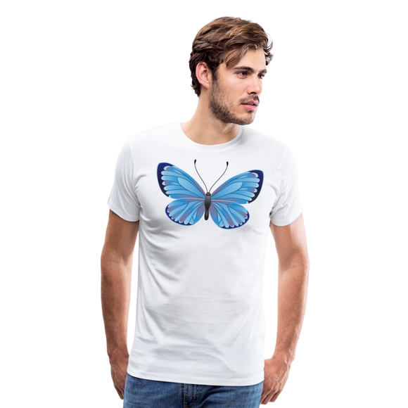 Idas Blue | Men's Premium T-Shirt - white