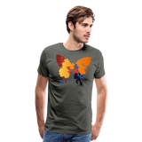 Abstract Butterfly II | Men's Premium T-Shirt - asphalt gray